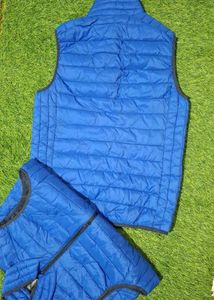 Blue Padded Vest(sizes available)