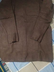 Dark brown high neck good condition M size