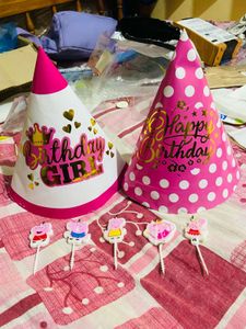Party Hats & Cake Toppers
