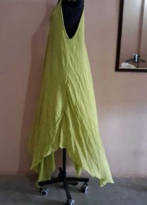 Flowy Green Summer Dress