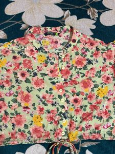 Floral Crop Top
