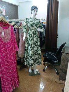Ethnic Gown With Belt