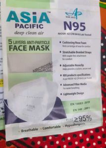 Unisex N 95 Mask ( Pack Of 5 )
