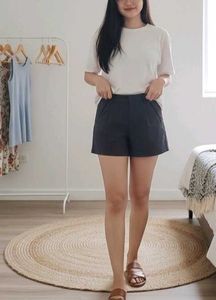 Zara Women Shorts (Black)