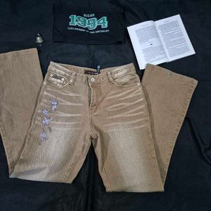 Y2k Denim Bootcut High Waist