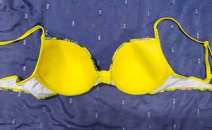 Yellow Floral Bra