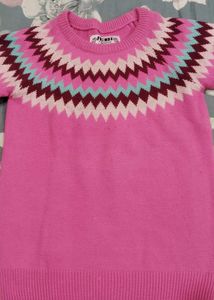 Pink Woolen Sweater