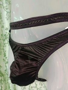 Black String Thong