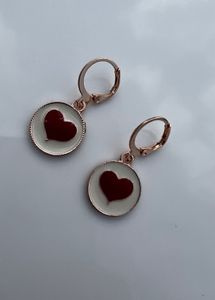 Heart Drop Earrings
