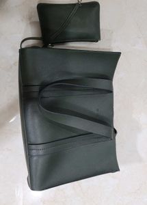 Beautiful Stylish Tote Bag With Small Pouch