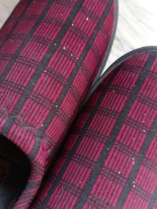 Casual Maroon Color Shoes