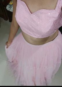Pink Lehenga Choli Set