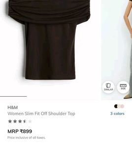 H&M Off Shoulder Top