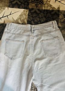 Light Wash Wide Leg Jeans