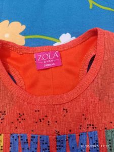 1-3 Year Girl Top Multicolored