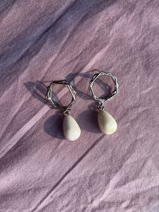 beautiful silver plated earrings