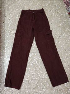 Brown Cargo Jeans