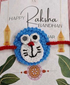 Cute Crochet Rakhi Set