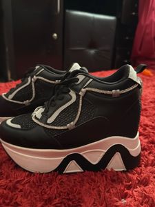Platform Wedge Sneakers