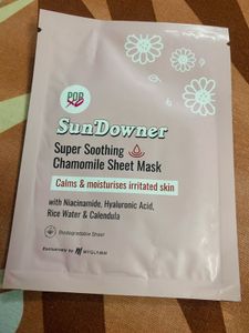 Sun Downer Sheet Mask 🩷