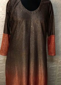 Sparkly Ombre Tunic Top