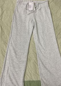 Light grey Straight Leg Pants