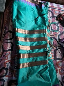 Only Today Offer! Sea Green Saree