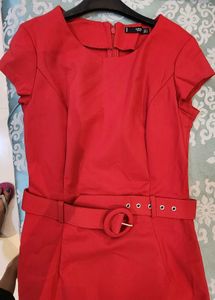 Love Affair Mango Red Party Dress