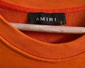 Orange Amiri Bandana Logo Sweatshirt In Oragne