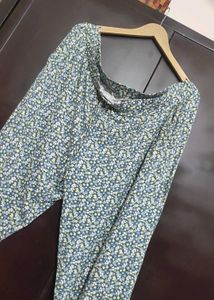 Grey Pyjama Lower Floral Print for 42 Waist