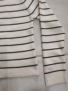 Striped Boat Neck Top