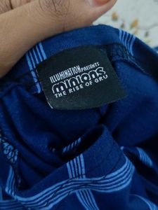 Checkered Navy T-Shirt