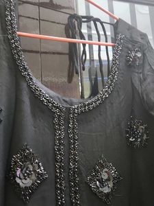 Beaded Black Top