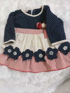Polka Dot &amp; Striped Baby Dress