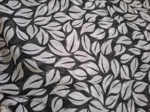 Floral Black N White Scarf