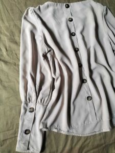 SHEIN Button Down Chic Top