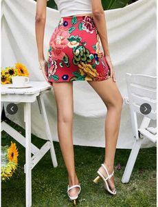 Floral Mini Skirt