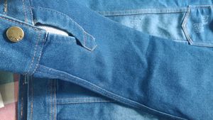 Denim Jacket With Little Bit Distressing Style