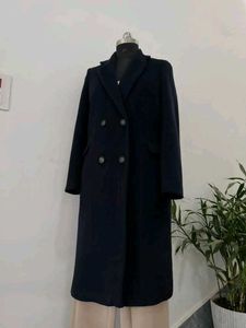 Navy Blue Long Coat