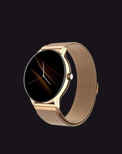 Gold Smartwatch with Mesh Band