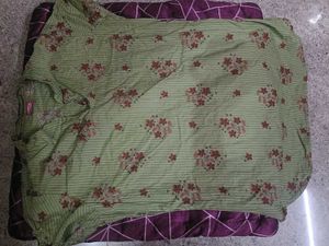 Olive Green Short Kurta – Trendy &amp; Comfortable 🌿