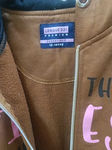 Cute Brown Graphic Hoodie