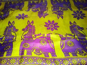 Vintage Indian Saree - Unique Design