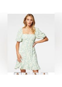 Forever New Veronica Puff Sleeve Sun Dress