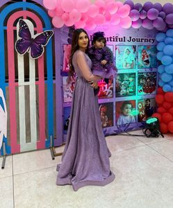lavender party dress 💜