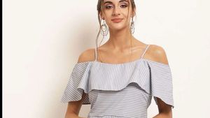 Honey Blue Gingham Top