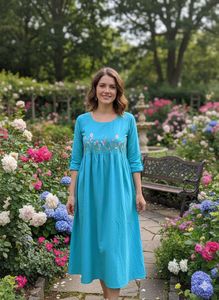 Floral Embroidered Dress
