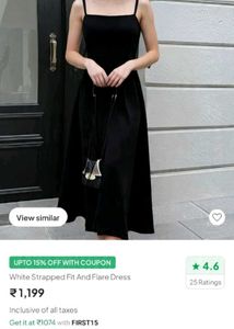 Black Fit & Flare Dress