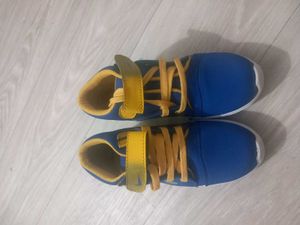 Boys Blue & Yellow Sneakers