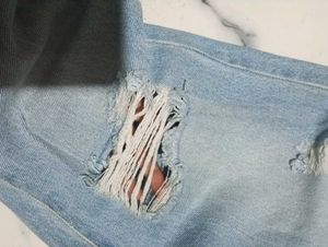 Ripped Light Wash Jeans